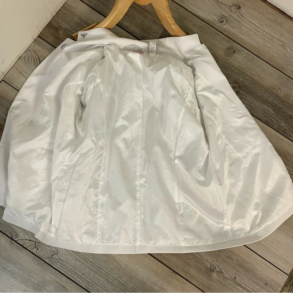 Vintage‎ 90s Embroidered Blazer Women’s 20W Floral Long Sleeve 1 Button Jacket - Picture 10 of 11